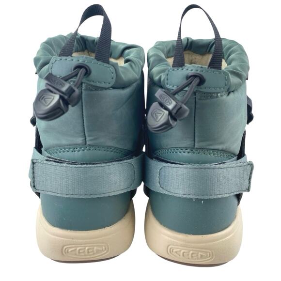 KEEN Hoodzerra Blue Adjustable Strap Waterproof Fashion Insulated Snow Boots 7 - Picture 3 of 6